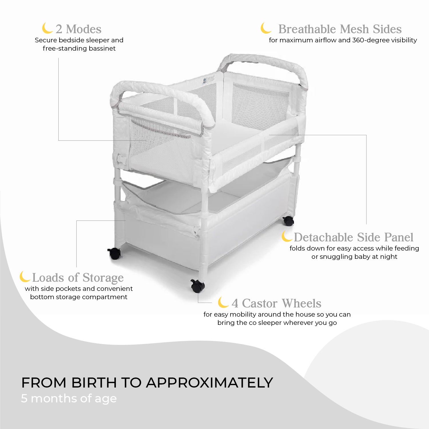 Clear Vue CO SLEEPER Bassinet