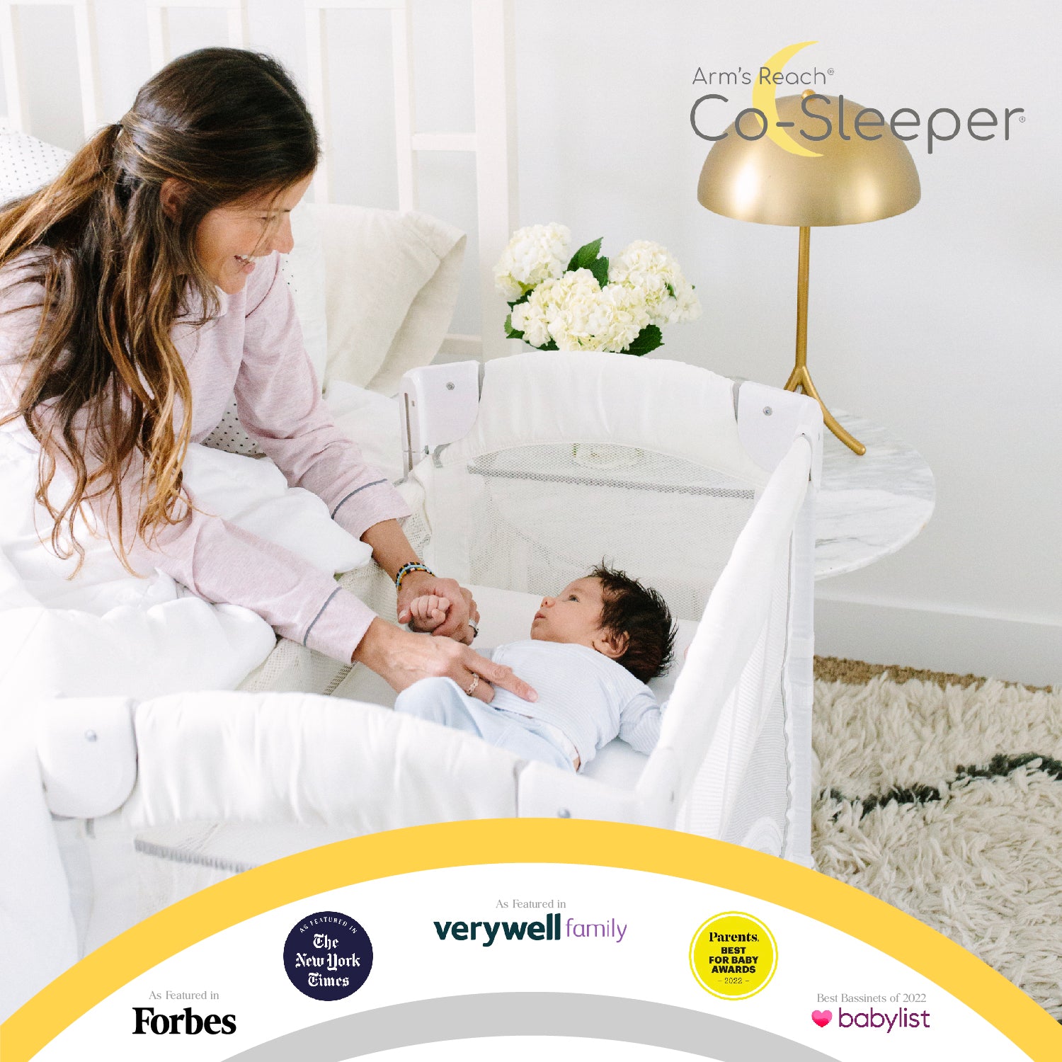 Mini Ezee 2 in 1 CO SLEEPER Bassinet Arm s Reach Concepts