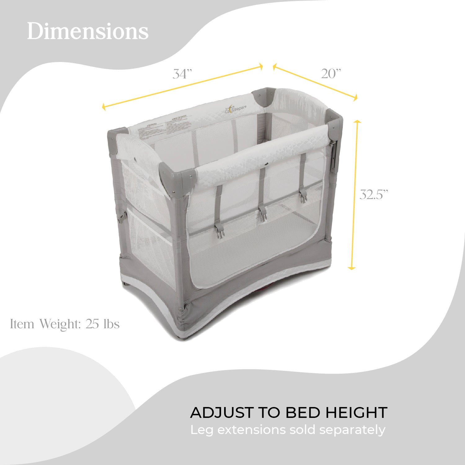 Mini Ezee 3 in 1 CO SLEEPER Bassinet Arm s Reach Concepts